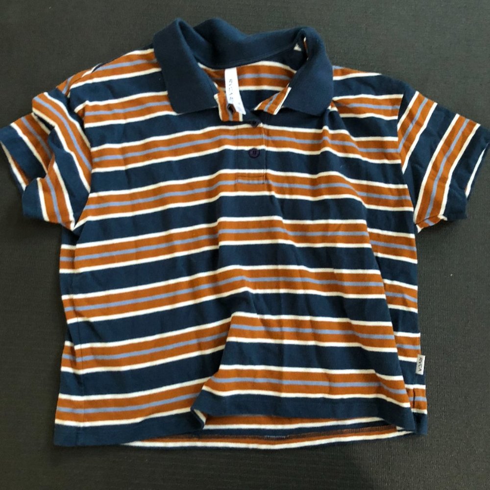 Wildfang x RVCA cropped polo